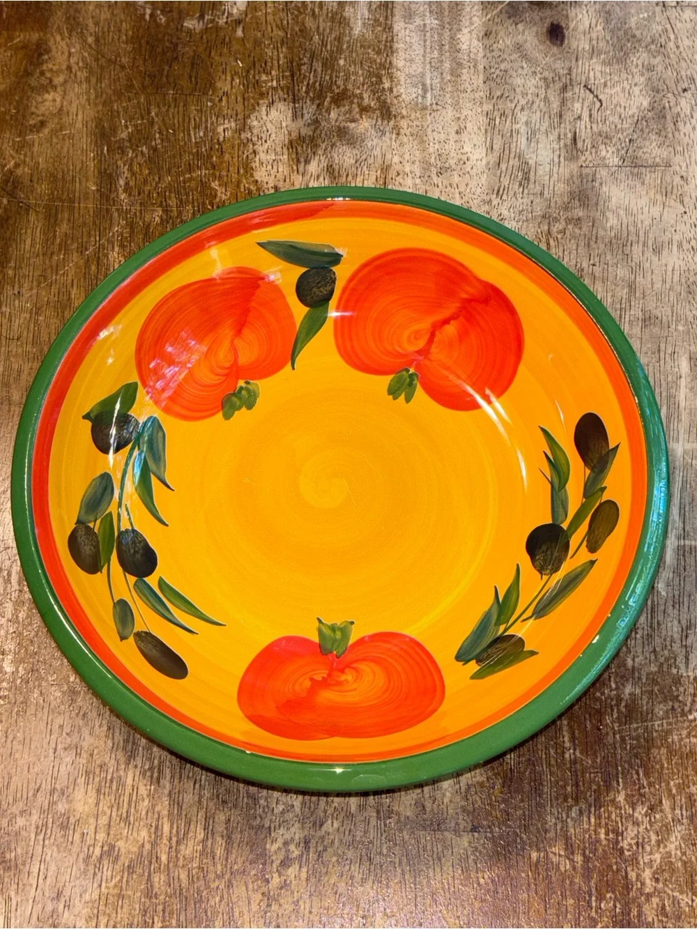 Certified International Italy Tuscan Tomato Olive Pasta Serving Bowl